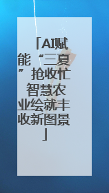 AI赋能“三夏”抢收忙 智慧农业绘就丰收新图景
